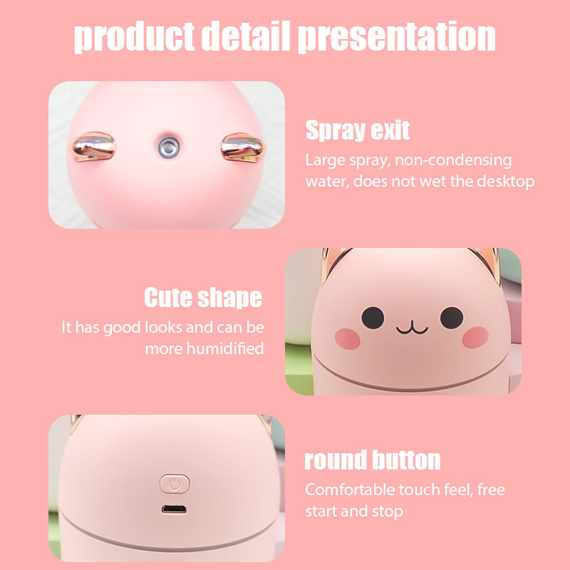 USB Aroma Diffuser & Cool Mist Humidifier 8.8oz (250ml) Portable Ultrasonic Humidifier for Home, Bedroom, Car
