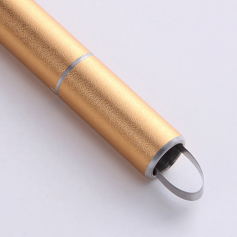 Stainless Steel Hair Tattoo Engraving Pen — Precision Razor for Hair Design, Eyebrow Trimming & Barber Styling