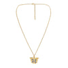 Classic Butterfly Pendant Necklace I Love You Charm Women's Fashion Jewelry
