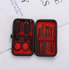 Portable Stainless Steel Nail Clipper Manicure & Pedicure Set with Travel Case