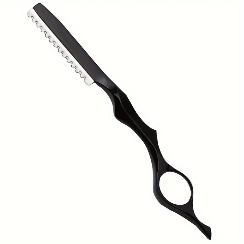 Safety Hair Trimming Razor 17.5 cm (6.9 in) – Replaceable Blade Eyebrow & Hair Cutting Tool for Barbers Salon