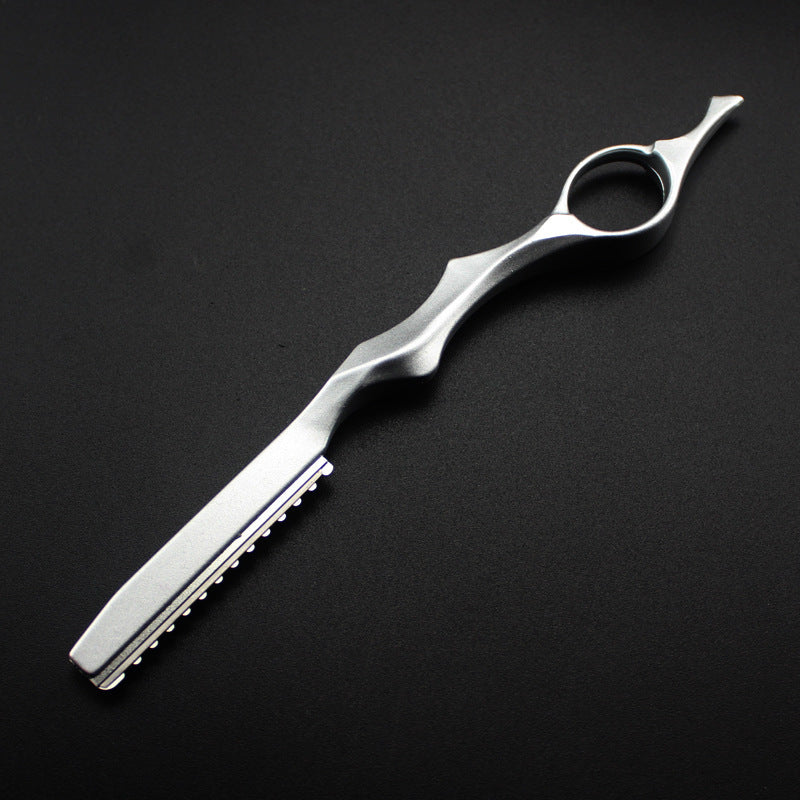 Safety Hair Trimming Razor 17.5 cm (6.9 in) – Replaceable Blade Eyebrow & Hair Cutting Tool for Barbers Salon