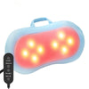 Rechargeable Wireless Massage Pillow – 1800mAh Portable Neck, Waist & Leg Massager with Kneading and Heat