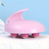 Full-Body 7-Bead Massage Roller - Manual Abdominal & Leg Massager with ABS Beads, Meridian Therapy, Pink/Beige/Peach