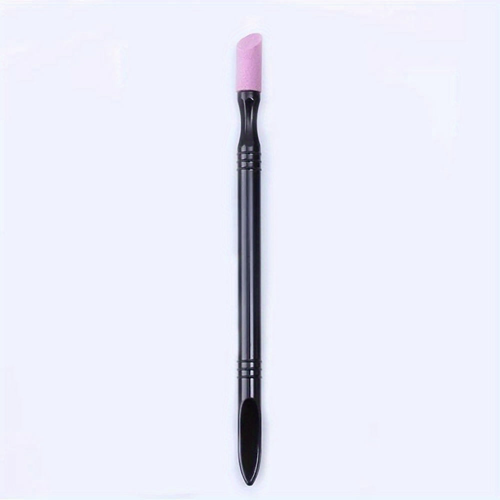 Quartz Double-Ended Cuticle Pusher & Dead Skin Remover - Manicure Tool for Smooth Nails