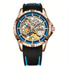LIGE Women's Mechanical Luminous Watch — Fashion Casual Sports Watch with Silicone Strap