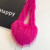 Heart-Shaped Faux Fur Shoulder Bag with Tassels, Plush Crossbody Handbag for Women, Large-Capacity Cute Punk Messenger Purse