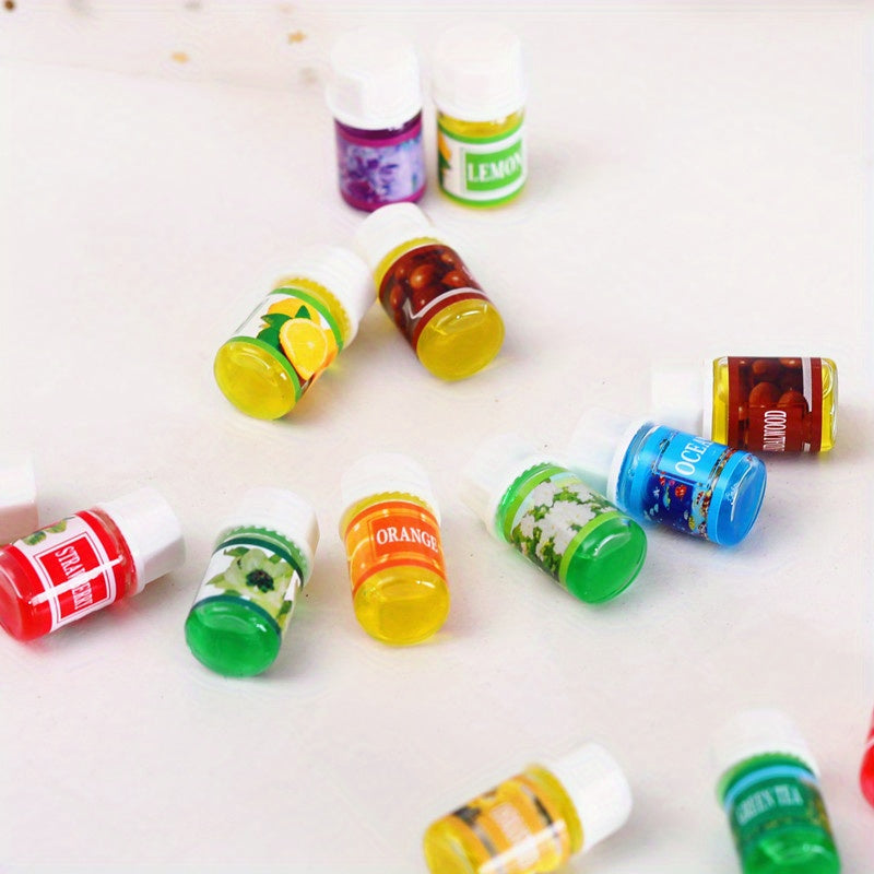 36-Pack Water-Soluble Essential Oils, 12 Scents (3ml Each) – Aromatherapy Diffuser & Perfume Making Set for Home Fragrance and Odor Removal