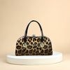Rhinestone Faux Leather Shoulder Bag with Removable Strap & Top Handle – Elegant Evening Clutch