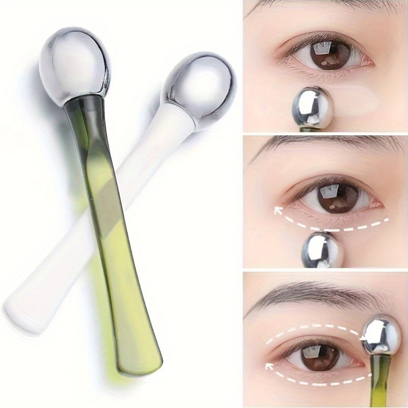 Eye Massage Roller Stick – Cooling Facial Eye Massager, Soothing Under-Eye Care, Hypoallergenic Plastic, Battery-Free