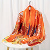 Elegant Landscape Print Scarf Shawl 35.4 in × 70.9 in (90 × 180 cm) Windproof Versatile Wrap for Women Hijab