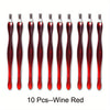 10-Pack Cuticle Pushers & Dead Skin Removers Stainless Steel Head Nail Care Tools Pink