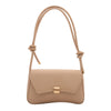 Women's Faux Leather Baguette Handbag – Retro Underarm Shoulder & Messenger Bag with Buckle Closure, Versatile Day-to-Night Purse