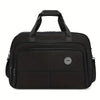 Expandable Large-Capacity Nylon Carry-On Travel Tote with Multi-Compartment Organizer (Grey, Black, Light Blue)