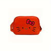 Anime Print Sports Belt Bag - Multifunctional Women's Crossbody Sling & Waist Bag, Gym Running Phone Pouch, Nylon with Polyester Lining