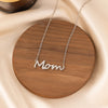Mini Mama Necklace - Gold Cursive Script Collarbone Chain, Minimalist Everyday Jewelry Mother's Day Gift for Mom