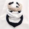 3-Pack Women's Plain Color Headband Set - Minimalist Hairbands for Daily Wear