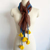 Vintage Black Rose Thin Scarf - Lightweight Breathable Shawl and Sunscreen Bandana for Spring Autumn