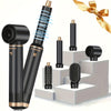 5-in-1 1000W Hot Air Hair Brush Styler, Straightener & Curler, Lightweight Compact Salon Tool