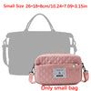 Women's Large Quilted Checkered Duffle Bag - Removable Strap, Zipper Closure, Spacious Travel & Gym Weekend Bag