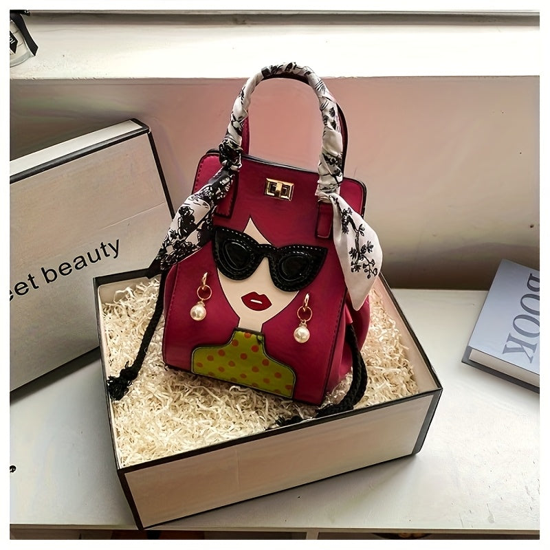 Trendy Sister-Style PU Bucket Bag – Large Capacity Fashion Handbag with Adjustable Strap & Buckle Closure (6 Colors)