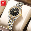 OLEVS Women's Automatic Mechanical Watch – Stainless Steel Luminous Analog Wristwatch, Elegant Fashion
