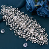Handmade Floral Rhinestone Wide Headband - Sparkling Bridal & Party Hair Accessory