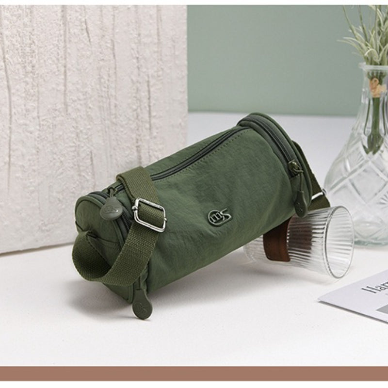 Versatile Women's Bucket Bag – Large Capacity Convertible Crossbody & Shoulder Bag, Lightweight Polyester, 4 Colors