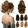 SLEEKCUTE Curly Wavy Clip-In Ponytail Extensions – High-Heat Synthetic Hair for Instant Volume & Natural Bounce
