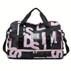 Travel Duffel Bag with Shoe Compartment - Lightweight Large Capacity Nylon Gym & Weekend Bag, Machine Washable, Fits Over Suitcase