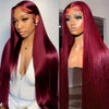 13x4 HD Lace Front Wig 180% Density Women's Long Straight Heat-Resistant Synthetic Fiber Glueless Pre-Plucked Hairline