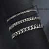 Stainless Steel Cuban Chain Bracelet - Unisex 3/5/7 mm (0.12/0.20/0.28 in)