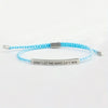 Don't Let Hard Days Win Adjustable Stainless Steel Tube Bracelet - Handmade Inspirational Gift for Women & Men