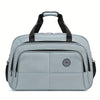Expandable Large-Capacity Nylon Carry-On Travel Tote with Multi-Compartment Organizer (Grey, Black, Light Blue)