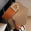 Elegant Beige Bucket Bag – French-Inspired Women's Handbag with Adjustable Thin Shoulder Strap, Large Capacity, Zipper Closure, Crossbody Purse for Work & Travel