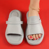 Women's Solid Color EVA Slide Sandals - Lightweight Open-Toe Indoor & Outdoor Slides