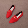 Women's Lightweight Pointed Toe Slip-On Flats, Elegant Daily Loafers