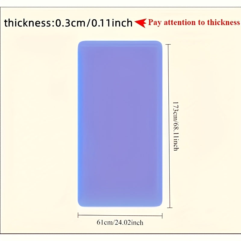 High-Density EVA Yoga Mat – Non-Slip, Shockproof & Sweat-Absorbent, Lightweight Portable Mat for Yoga, Pilates & Home Gym (Purple, Blue, Green, Pink, Red)