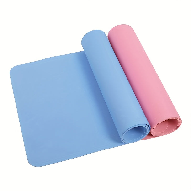 3mm EVA Yoga Mat - Non-Slip Moisture-Resistant Exercise Mat for Yoga, Pilates & Home Gym (Pink/Purple/Blue)