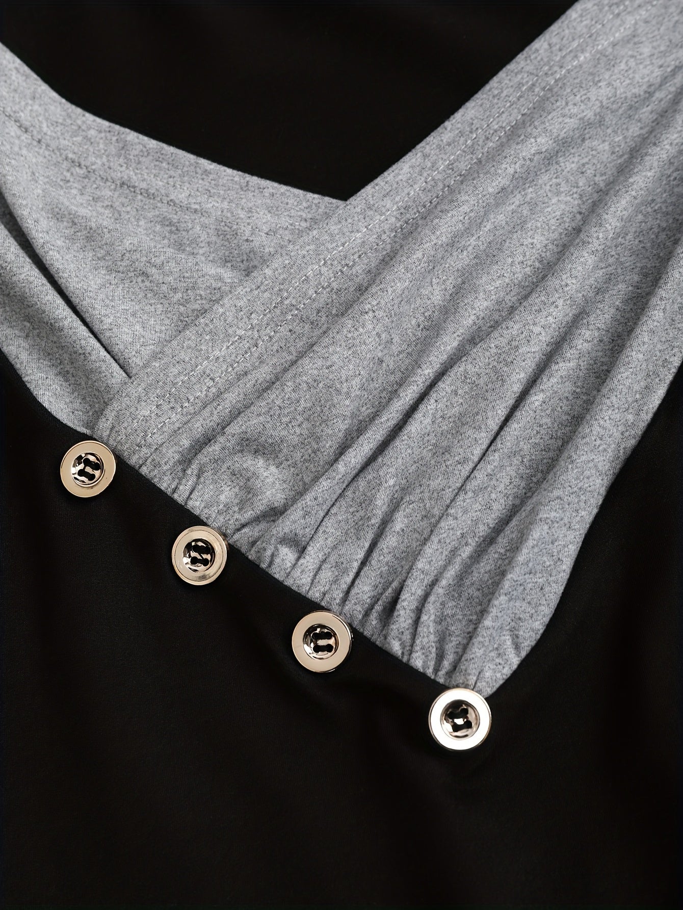 Women's Vintage V-Neck Midi Dress – Plaid Color Block Knit A-Line Pendulum, Polyester-Spandex, Regular Sleeves for Fall/Winter