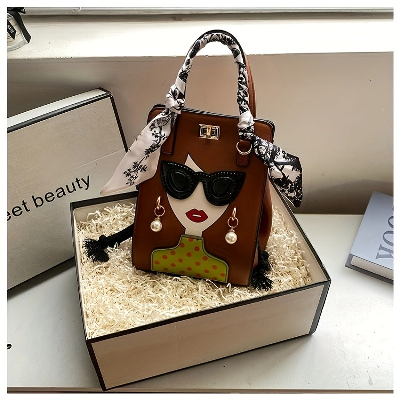 Trendy Sister-Style PU Bucket Bag – Large Capacity Fashion Handbag with Adjustable Strap & Buckle Closure (6 Colors)