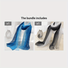 Gradient Gauze Scarf Lightweight Breathable Sunscreen Shawl for Women
