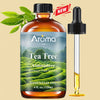 4 fl oz (118 ml) Natural Essential Oil Set – Lavender, Eucalyptus, Frankincense, Lemon, Sweet Orange, Peppermint – Aromatherapy Oils for Diffusers, Candles, Soap Making & Car Freshener
