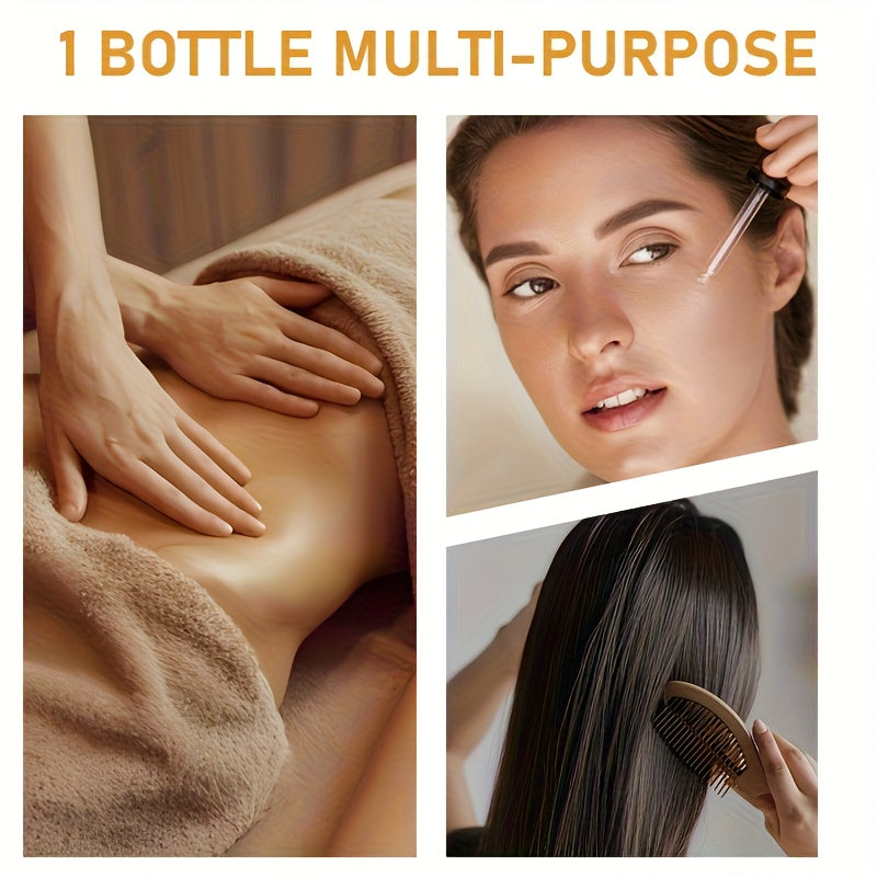 100ml Rose Essential Oil - 100% Pure Plant Oil for Massage, Face, Body, Hair & Nail Care