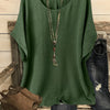 Women's Casual Summer Blouse – Crew Neck Short Sleeve Loose Fit Beach & Vacation Top