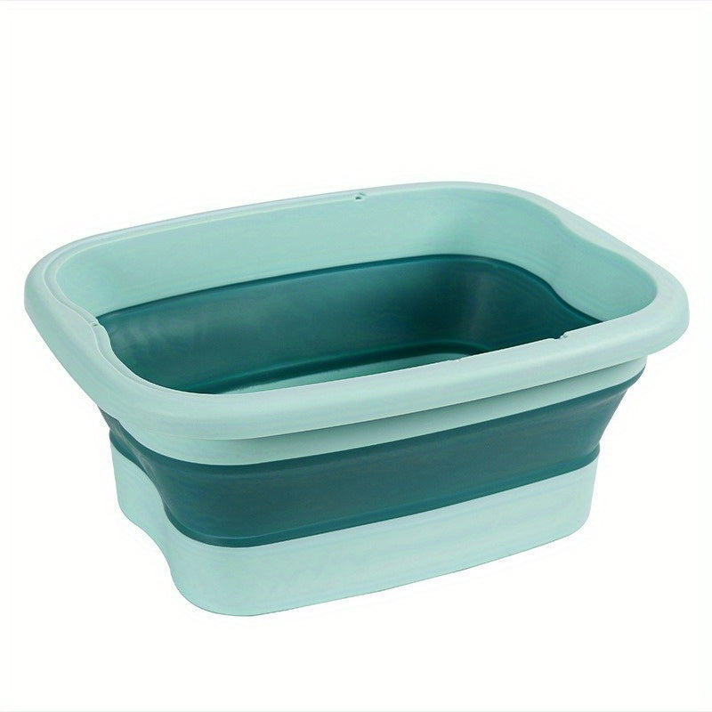 Foldable Foot Bath Tub with Massage Protrusions, Portable Deep Foot Spa – Space-Saving PP Soaking Tub for Home, No Electricity