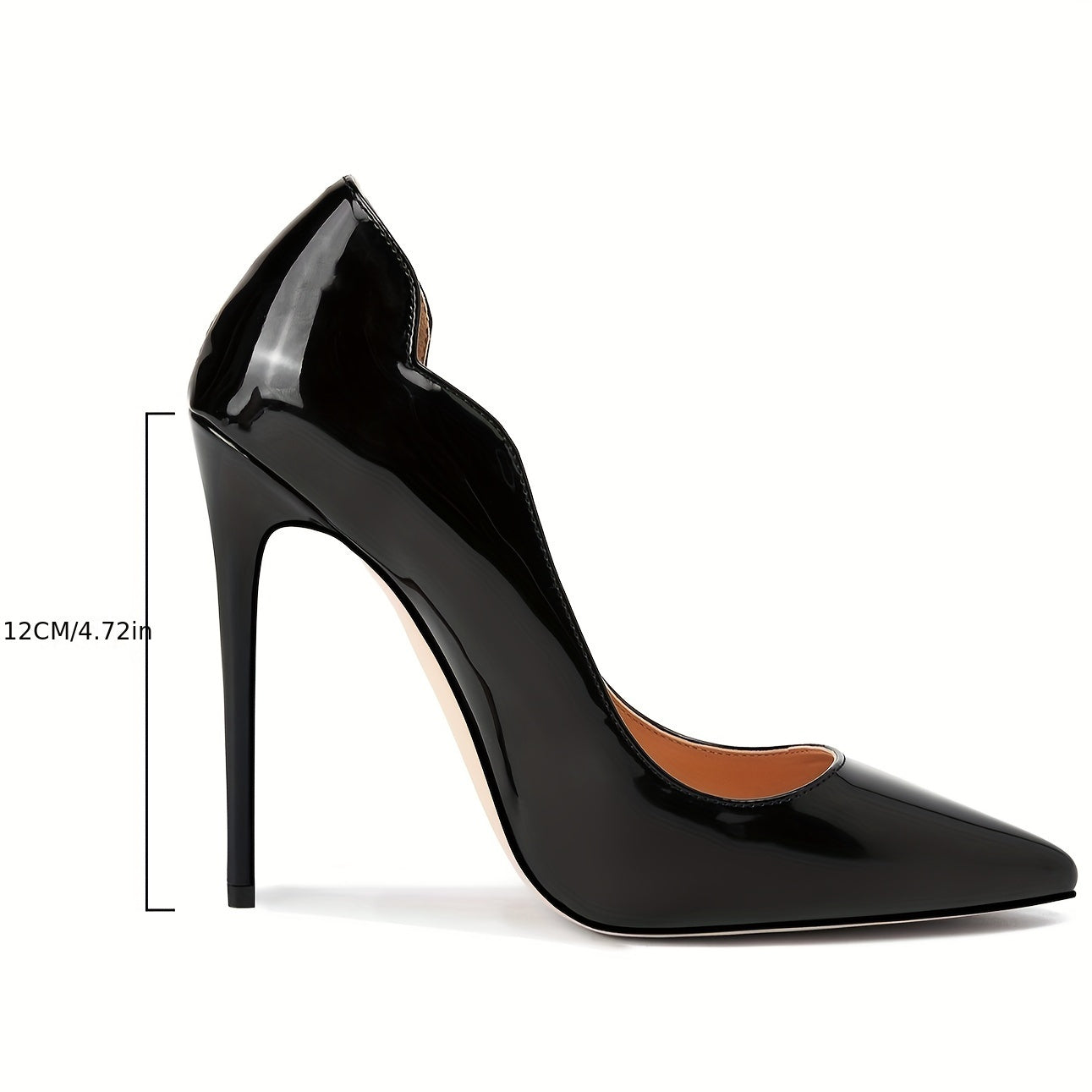 Women's Gradient D'Orsay Stiletto Pumps — Pointed Toe Slip-On Heels for Evening, Party & Formal