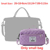 Women's Large Quilted Checkered Duffle Bag - Removable Strap, Zipper Closure, Spacious Travel & Gym Weekend Bag
