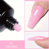 Poly Gel Nail Extension Kit — 6 Classic Pink & Nude Builder Gels for DIY Nail Art