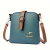 Elegant Women's Small Bucket Shoulder Bag, Lightweight Crossbody for Travel & Shopping